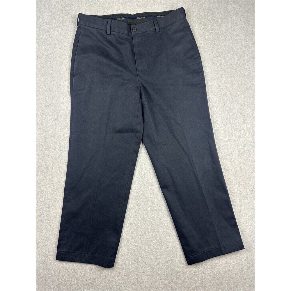 Brooks Brothers Pants Mens 33x30 (32x26) Khaki Blue Advantage Chino Clark Slacks